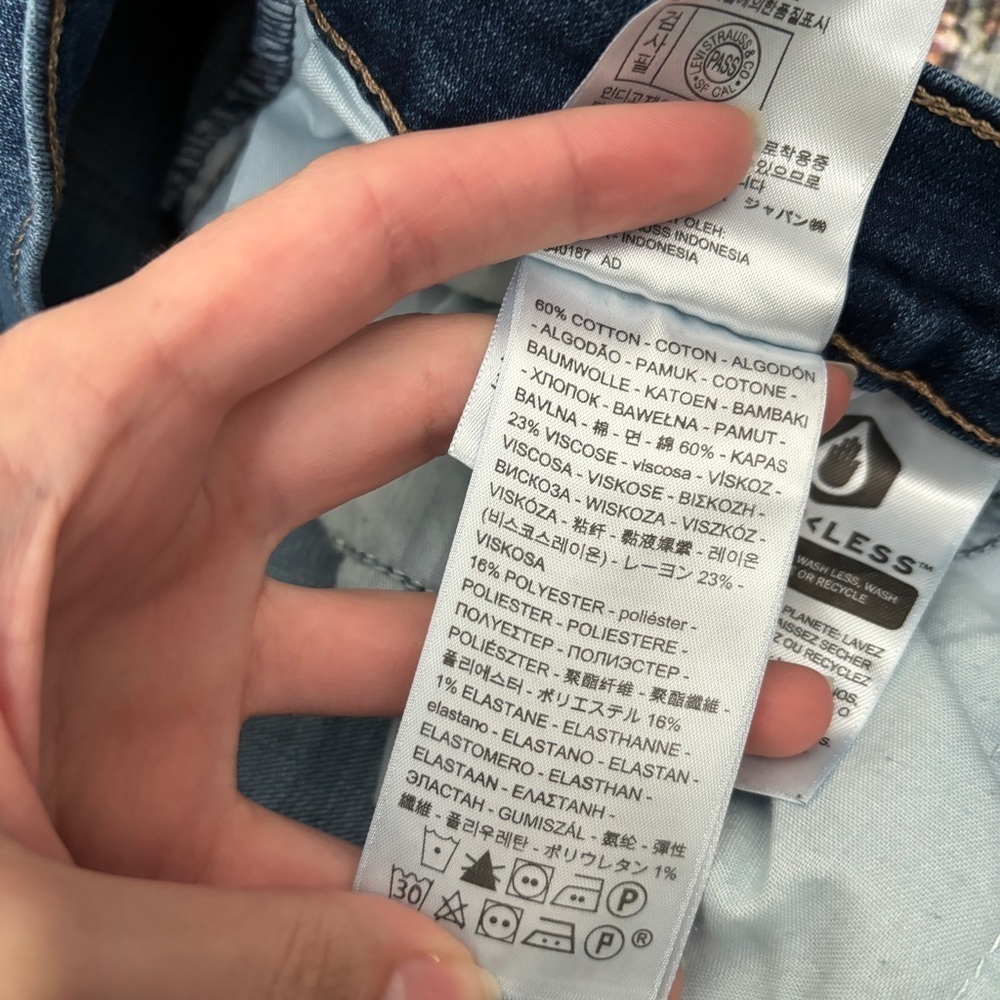 Levi's 20W Classic Bootcut Essential Denim Jeans - Picture 11 of 12